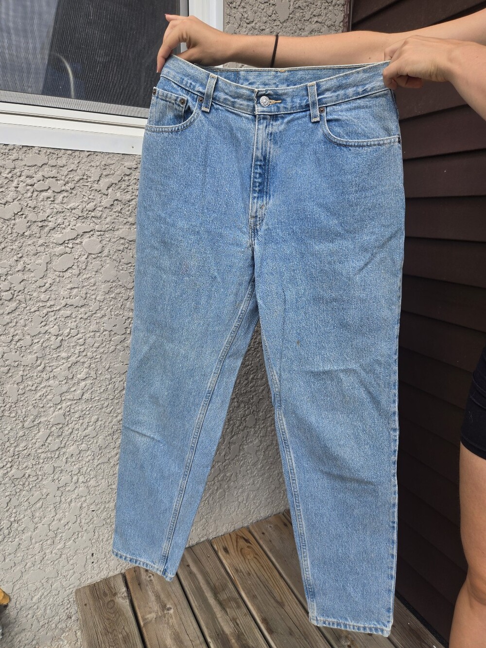 Women's Levi's 550 Relaxed Fit Blue Denim Jeans 12